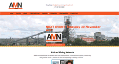Desktop Screenshot of africanminingnetwork.com