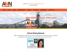 Tablet Screenshot of africanminingnetwork.com